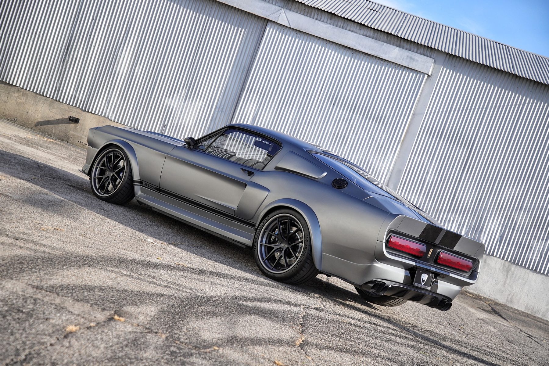 MAGStang GT500R carbon-fiber 1967 fastback in metallic silver